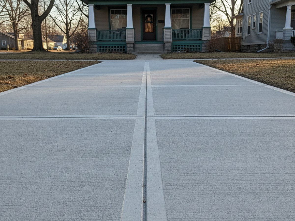 Concrete Sidewalks & Walkways completed by Horizon Concrete in South Bend, IN